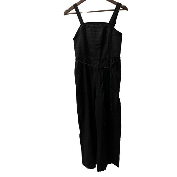 Ladies NWT Old Navy Black Linen Jumpsuit XS - Picture 1 of 4